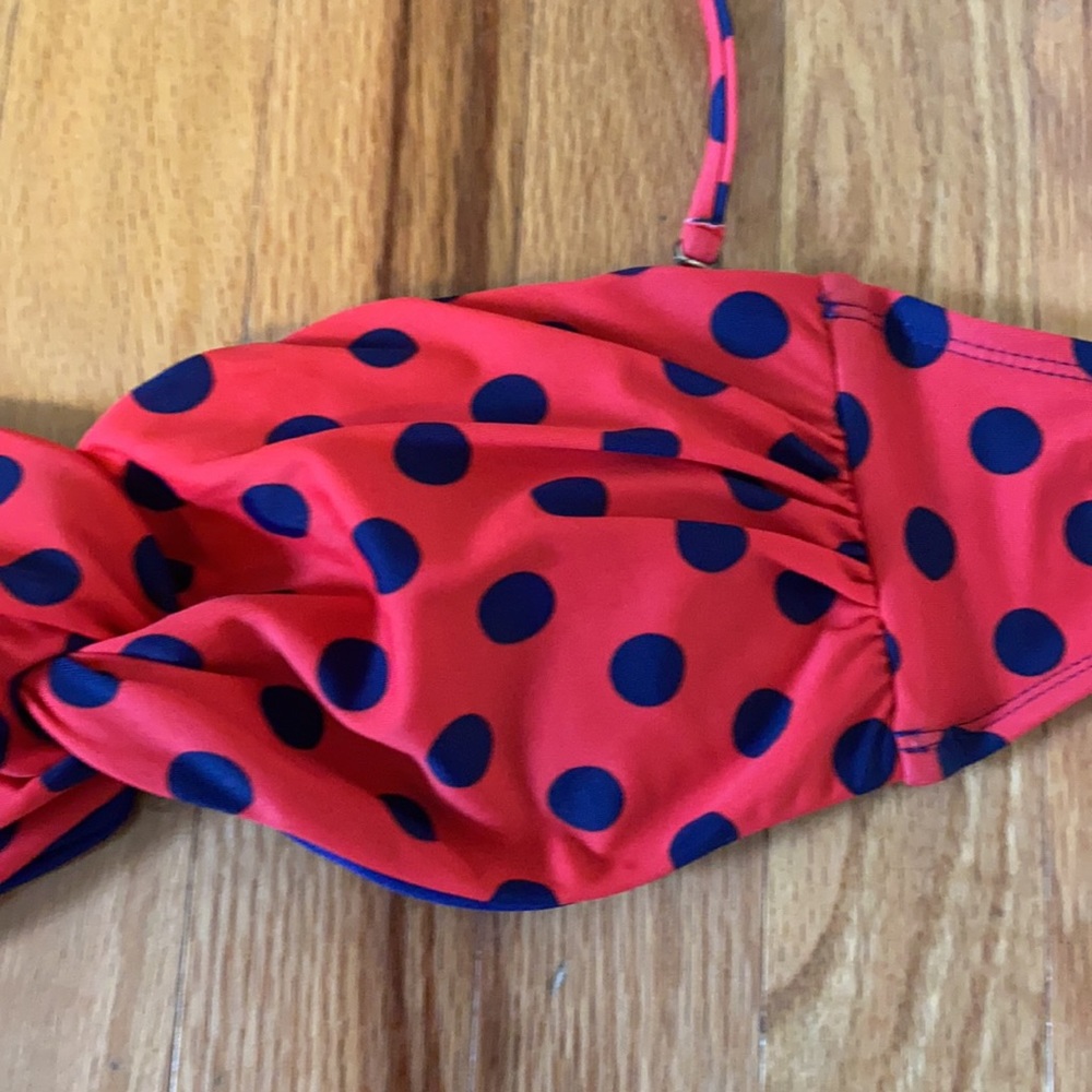 Polka dot bathing suit top. Size M! - Picture 3 of 5
